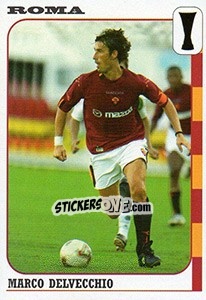 Sticker Marco Delvecchio - Calcio Coppe 2003-2004 n. 105 - Panini