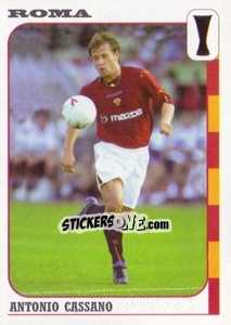 Sticker Antonio Cassano - Calcio Coppe 2003-2004 n. 108 - Panini