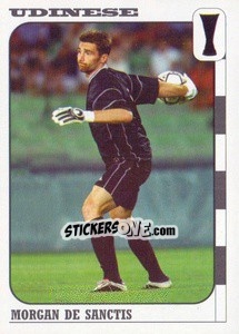 Sticker Morgan De Sanctis - Calcio Coppe 2003-2004 n. 111 - Panini