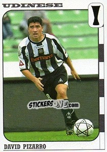 Sticker David Pizarro - Calcio Coppe 2003-2004 n. 122 - Panini