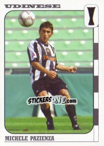 Sticker Michele Pazienza - Calcio Coppe 2003-2004 - Panini