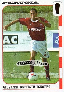Sticker Giovanni Battista Ignoffo - Calcio Coppe 2003-2004 n. 148 - Panini