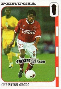 Sticker Christian Obodo - Calcio Coppe 2003-2004 n. 156 - Panini