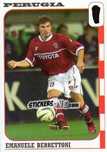 Sticker Emanuele Berrettoni - Calcio Coppe 2003-2004 - Panini