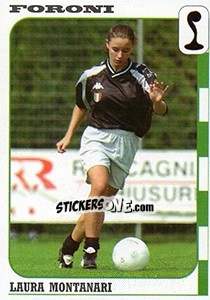 Cromo Laura Montanari - Calcio Coppe 2003-2004 - Panini