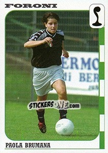 Sticker Paola Brumana - Calcio Coppe 2003-2004 - Panini