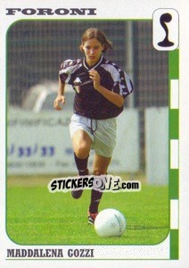 Cromo Maddalena Gozzi - Calcio Coppe 2003-2004 - Panini