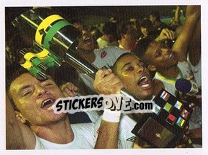 Sticker Copa do Brasil - 2010 - Santos 100 Anos n. 222 - Panini