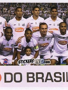 Sticker Campeão da Copa do Brasil 2010 - Santos 100 Anos n. 226 - Panini