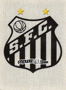 Sticker Escudo (Atual) - Santos 100 Anos - Panini
