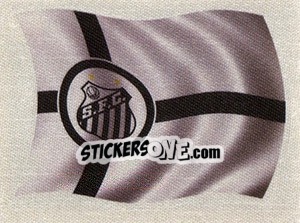 Sticker Bandeira - Santos 100 Anos - Panini