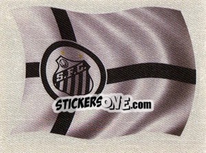 Sticker Bandeira - Santos 100 Anos n. 5 - Panini