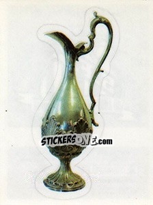 Sticker A primeira taça, do Campeonato Santista - 1913 - Santos 100 Anos n. 15 - Panini