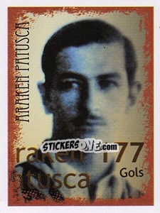Sticker Araken Patusca - Santos 100 Anos n. 35 - Panini