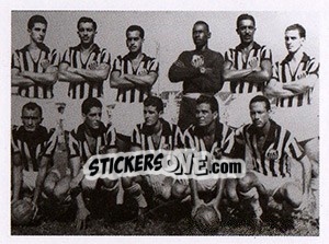 Sticker Time campeão de 1955 - Santos 100 Anos - Panini