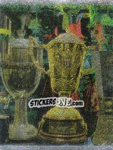 Sticker Santos conquistou 19 taças... - Santos 100 Anos n. 54 - Panini