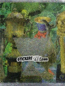 Sticker Santos conquistou 19 taças... - Santos 100 Anos n. 55 - Panini