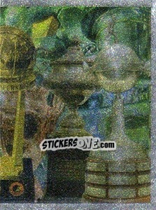 Sticker Santos conquistou 19 taças... - Santos 100 Anos n. 56 - Panini