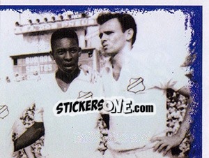 Sticker Campeão Paulista de 1958 - Santos 100 Anos n. 58 - Panini