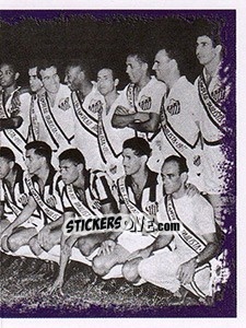 Sticker O time de 1962 - Santos 100 Anos n. 66 - Panini