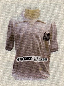 Sticker Camisa da década de 1960 - Santos 100 Anos n. 72 - Panini
