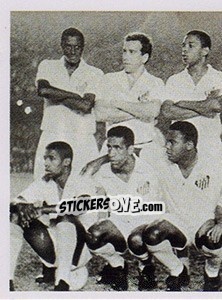 Sticker O time de 1963 - Santos 100 Anos - Panini