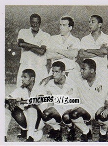 Sticker O time de 1963 - Santos 100 Anos n. 85 - Panini