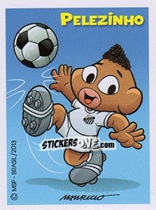 Sticker Nos gibis - Santos 100 Anos - Panini