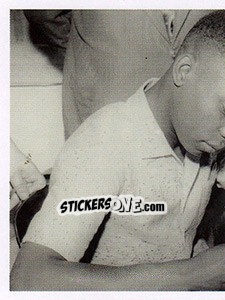 Sticker Preto No Branco (Pelé) - Santos 100 Anos n. 99 - Panini