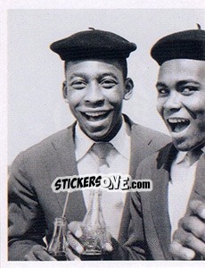Sticker Pelè Al Santos - Santos 100 Anos n. 108 - Panini