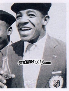 Sticker O Mais Conhecido Pelè Al Santos - Santos 100 Anos n. 109 - Panini