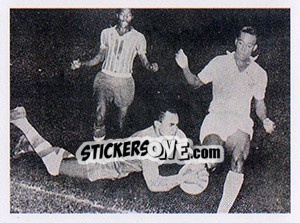 Sticker Santos x Bahia - 1961 - Santos 100 Anos - Panini