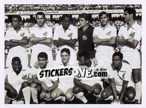 Cromo Taça de Prata - 1968 - Santos 100 Anos - Panini
