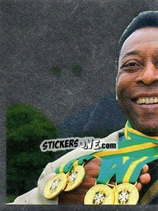 Sticker 6 vezes Campeão - Santos 100 Anos n. 124 - Panini