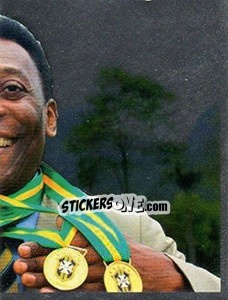 Sticker 6 vezes Campeão - Santos 100 Anos n. 125 - Panini