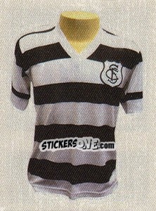 Sticker Camisa da década de 1940 - Santos 100 Anos n. 136 - Panini