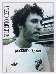 Sticker Gilberto Costa - Santos 100 Anos n. 157 - Panini