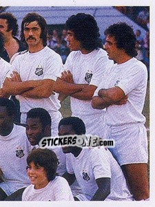 Sticker Time de 1973 - Santos 100 Anos n. 164 - Panini