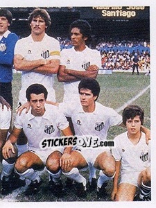 Sticker Vice brasileiro - 1983 - Santos 100 Anos n. 174 - Panini