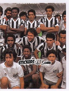 Sticker Campeão Paulista - 1984 - Santos 100 Anos n. 178 - Panini