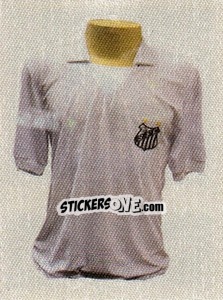 Sticker Camisa da década de 1980 - Santos 100 Anos n. 179 - Panini