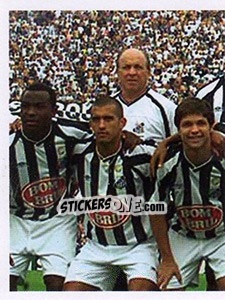 Sticker Campeão brasileiro 2002 - Santos 100 Anos n. 198 - Panini