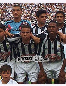 Sticker Campeão brasileiro 2002 - Santos 100 Anos n. 200 - Panini