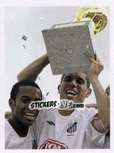 Sticker 2004 - é Campeãooo!!! - Santos 100 Anos - Panini