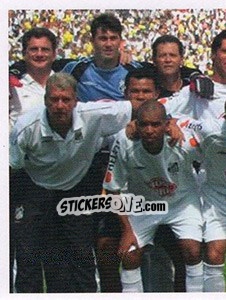 Sticker Bicampeão brasileiro 2004 - Santos 100 Anos n. 207 - Panini