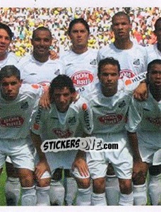 Figurina Bicampeão brasileiro 2004 - Santos 100 Anos - Panini