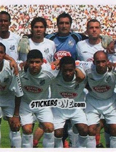 Sticker Bicampeão brasileiro 2004 - Santos 100 Anos n. 209 - Panini
