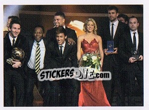 Sticker Traje de Gala - Santos 100 Anos n. 216 - Panini