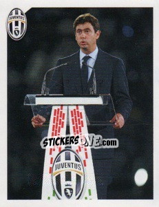 Cromo Andrea Agnelli - Juventus 2011-2012 - Footprint