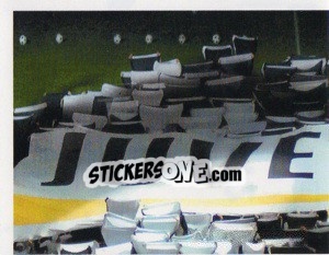 Sticker Bandiera Juventus - Juventus 2011-2012 n. 2 - Footprint
